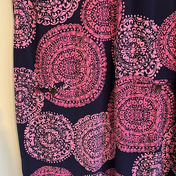 Tori Richard jersey printed dress with pockets, xl - Picture 3 of 7